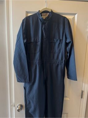 Classic Men's Navy Coverall Jumpsuit - Unbranded